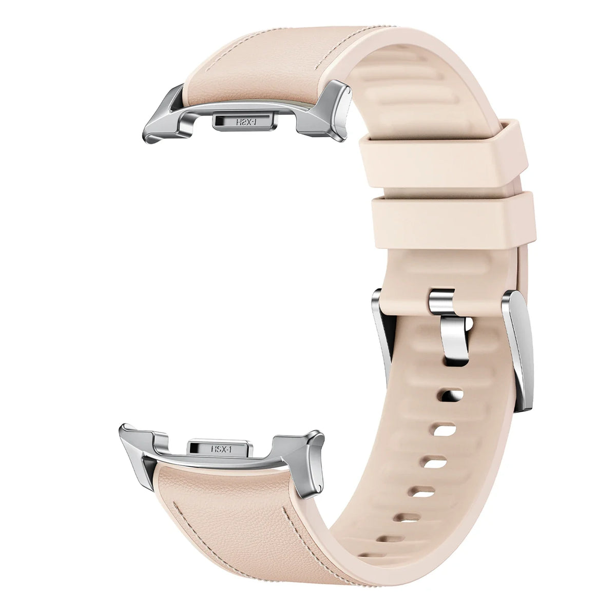 Samsung Galaxy Watch Leather Silicone Band | Watch 9 & 8 40mm 44mm / Watch 8 Classic 46mm Connector Strap