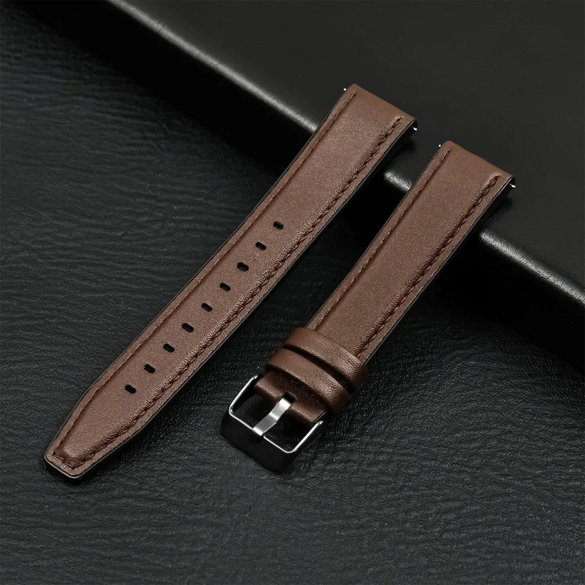 20MM / 22MM Leather Band – Samsung Galaxy Watch 6/5/4, Gear S3 & Huawei GT4 / Amazfit