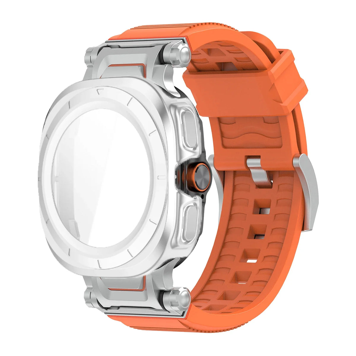 Samsung Galaxy Ultra/Ultra2 Silicone Sport Watch Band - Acrylic Case
