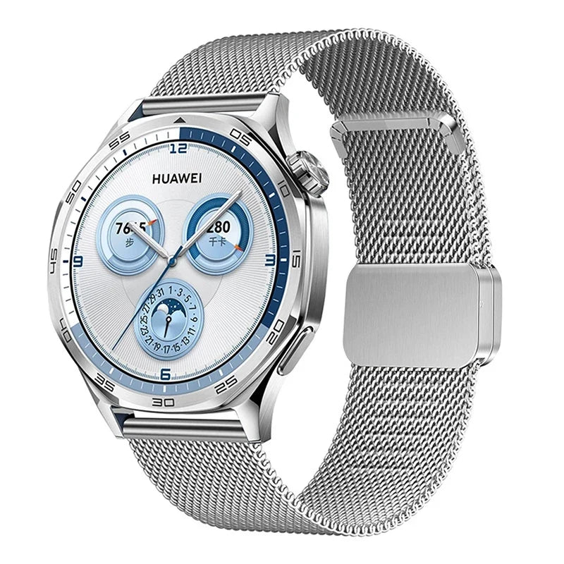 Metal Mesh Magnetic Watch Strap – 22mm | Huawei GT5/GT4/GT3 & Samsung Galaxy
