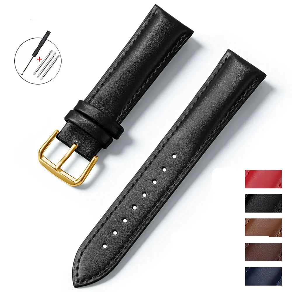 Motorola Moto Watch Slim Calfskin Band, Spring Bars & Tool