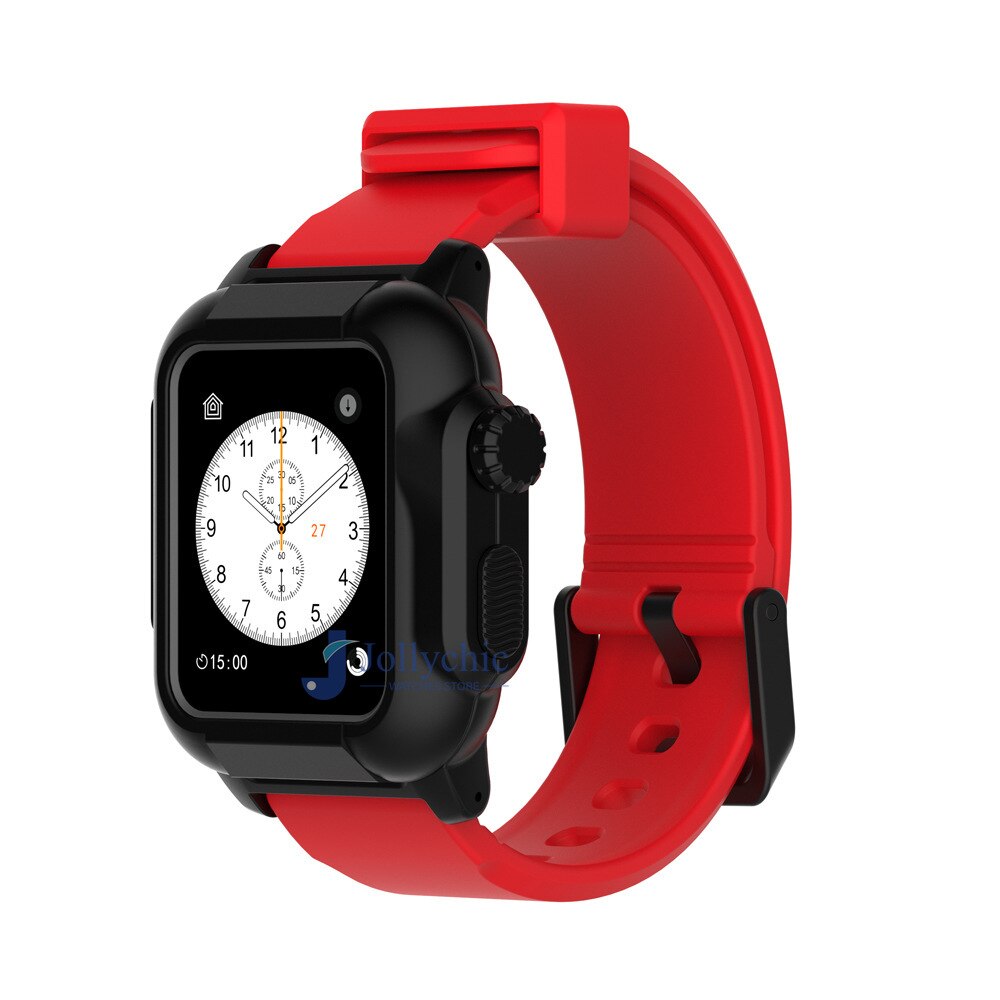 Silicone Band+Case For Apple Watch Strap - Stylish Protection