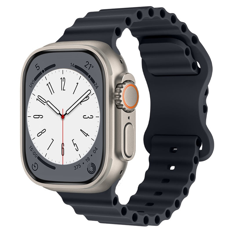 Ocean Apple Watch Band | Universal Fit for All Series (4-11/SE/Ultra) - Waterproof Sport Strap