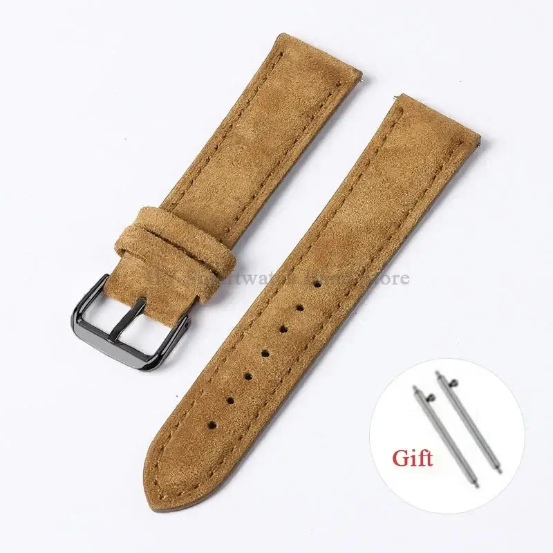 Amazfit Balance, GTR, GTS & Bip Vintage Suede Leather Band
