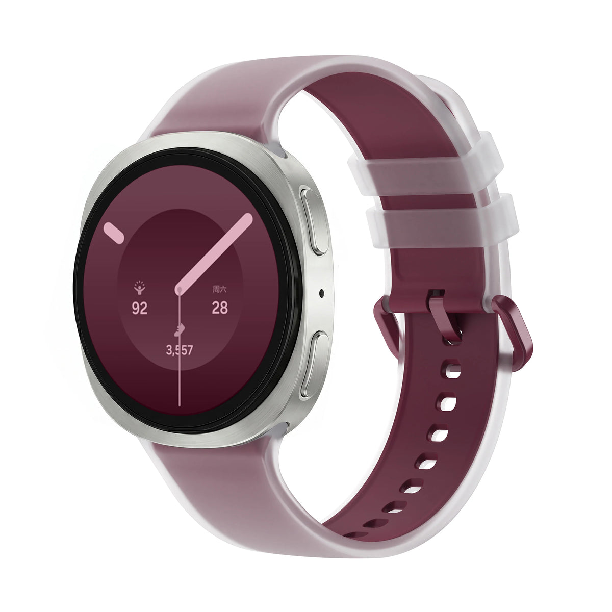 Jelly Silicone Band for Galaxy Watch 8 & 9 40/44mm, 8 Classic 46mm
