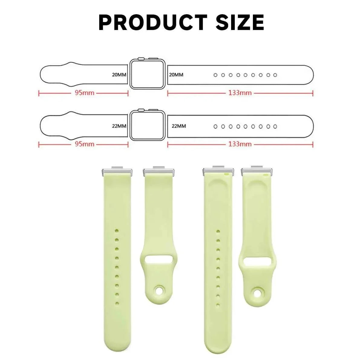 Silicone Sport Watch Band for Huawei Watch Fit 4 / 4 Pro / Fit 3 / Fit 2 – Soft Breathable Strap