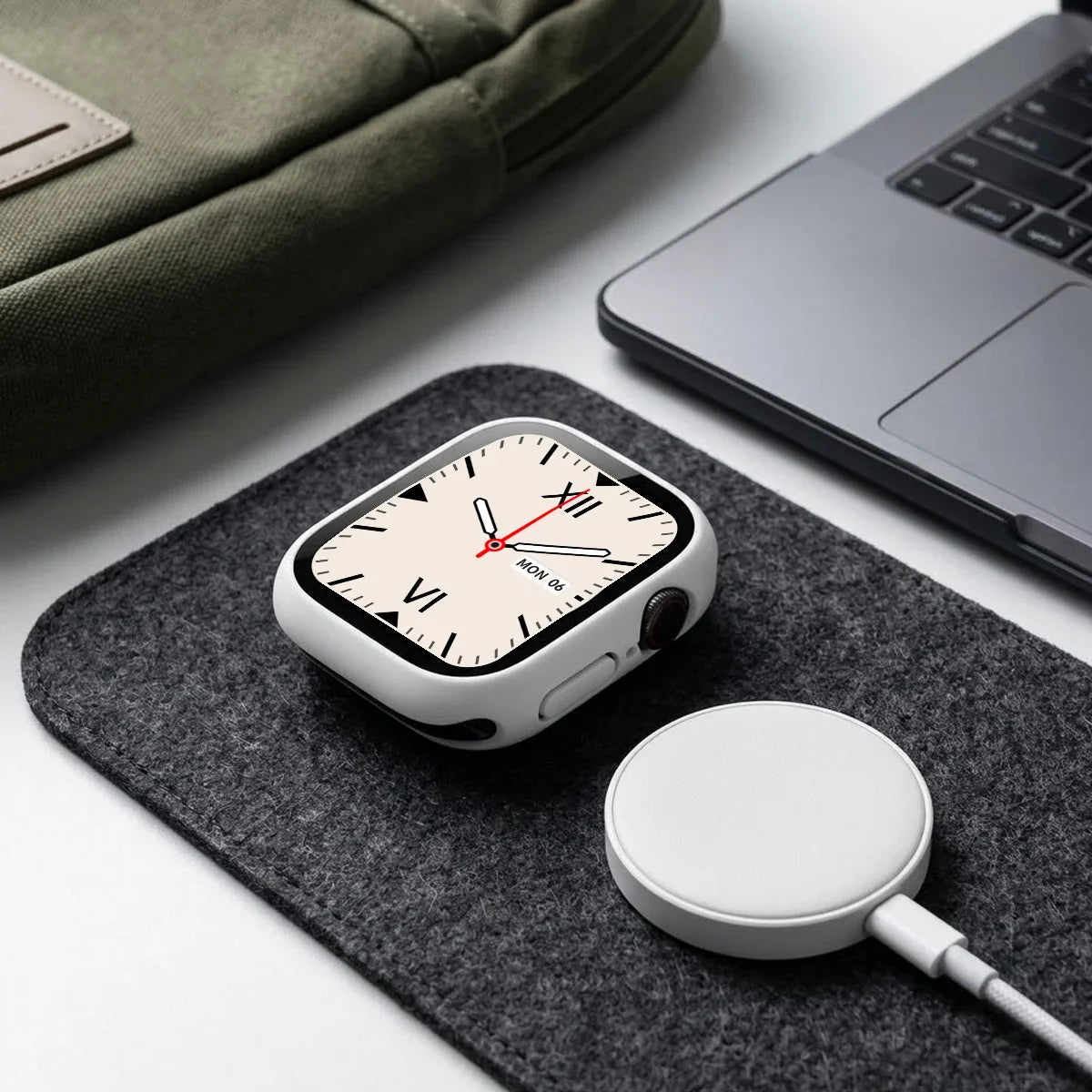 Apple Watch Series 12 Tempered Glass Case