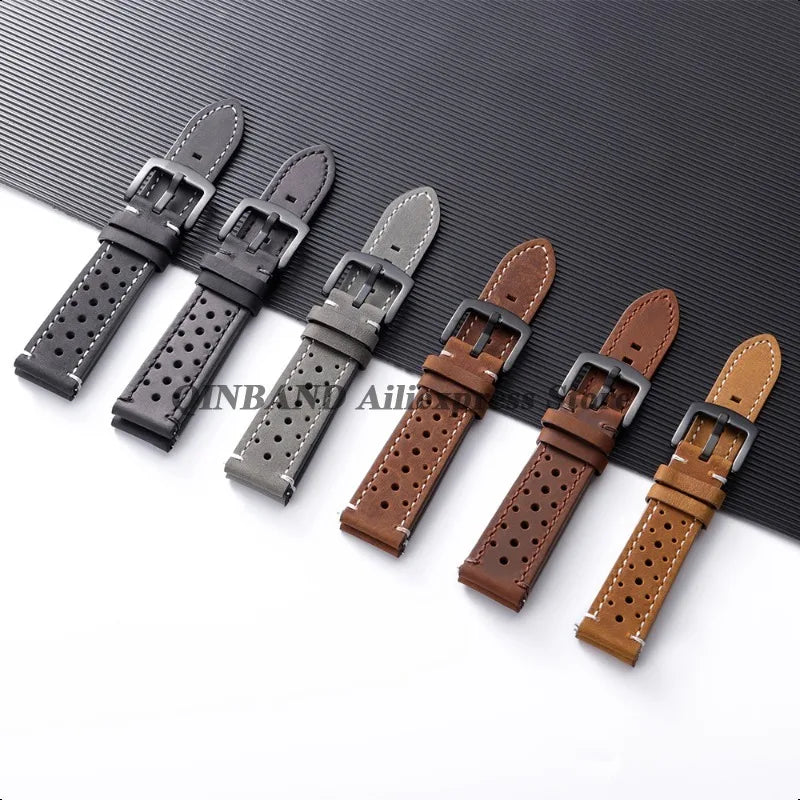 COROS PACE & APEX Perforated Leather Band, Stitching Options