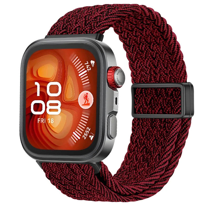 Magnetic Nylon Woven Band for Huawei Watch Fit 4 Pro / Fit 4 / Fit 3