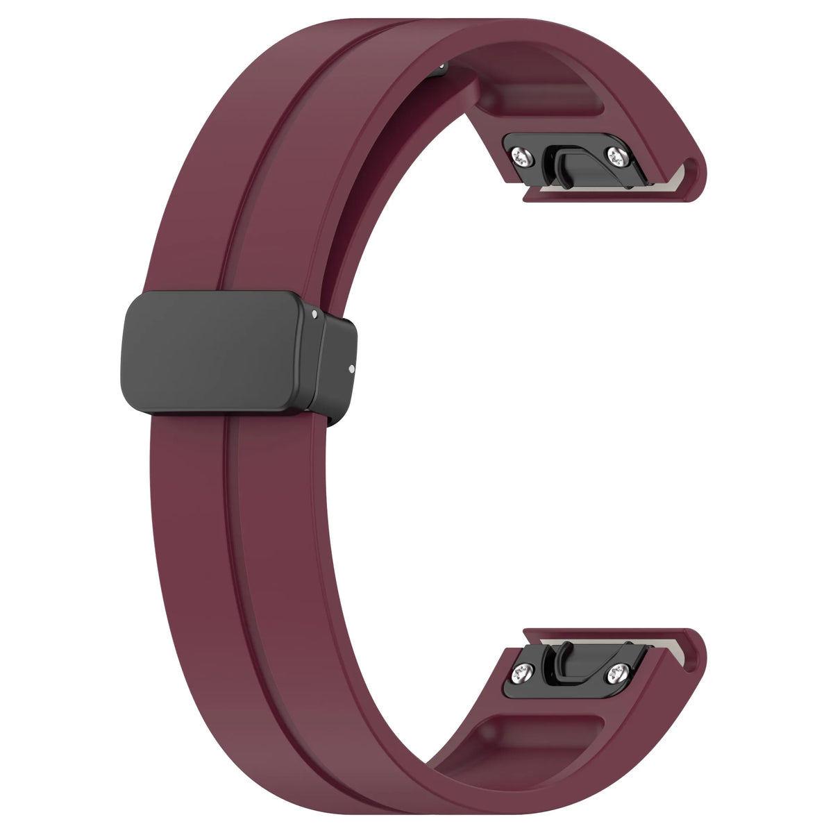 Garmin QuickFit 20/22/26mm Silicone Band with Magnetic Clasp