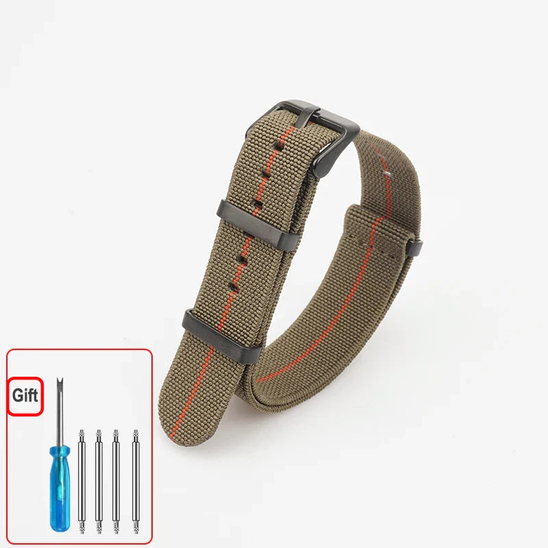 COROS Elastic Nylon Watch Band - Washable Waterproof Strap For Outdoors