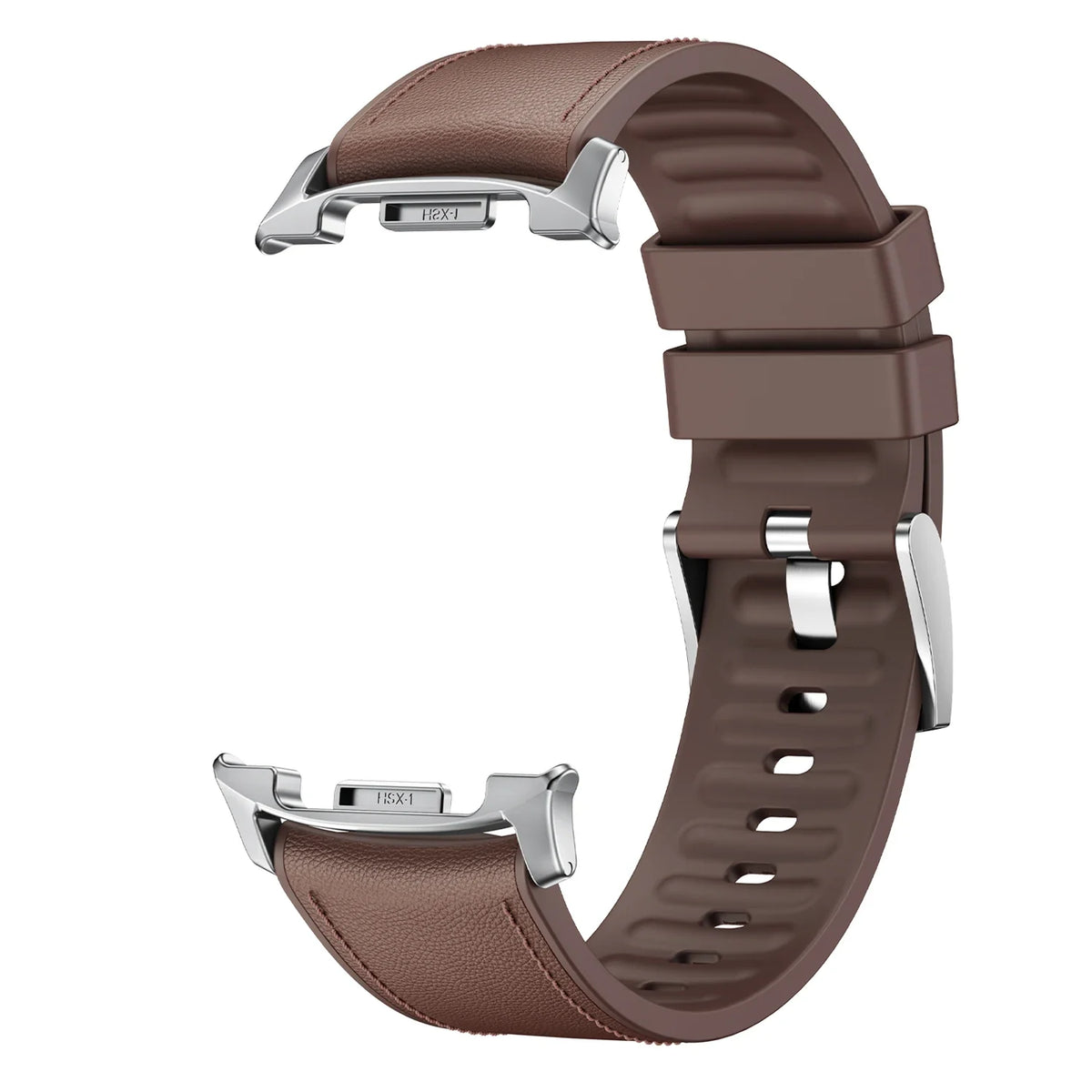Samsung Galaxy Watch Leather Silicone Band | Watch 9 & 8 40mm 44mm / Watch 8 Classic 46mm Connector Strap