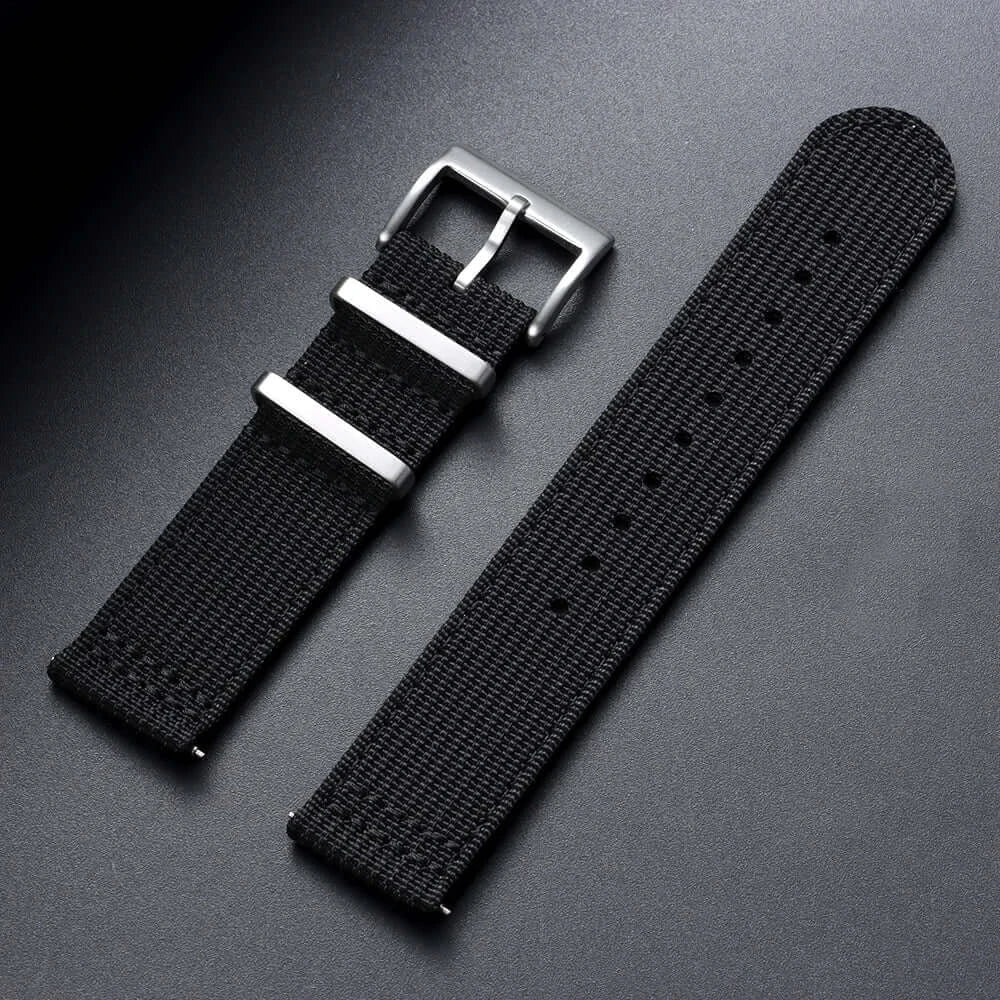 Amazfit Nylon Ribbed Watch Band Quick Release Sport Strap For Smartwatch