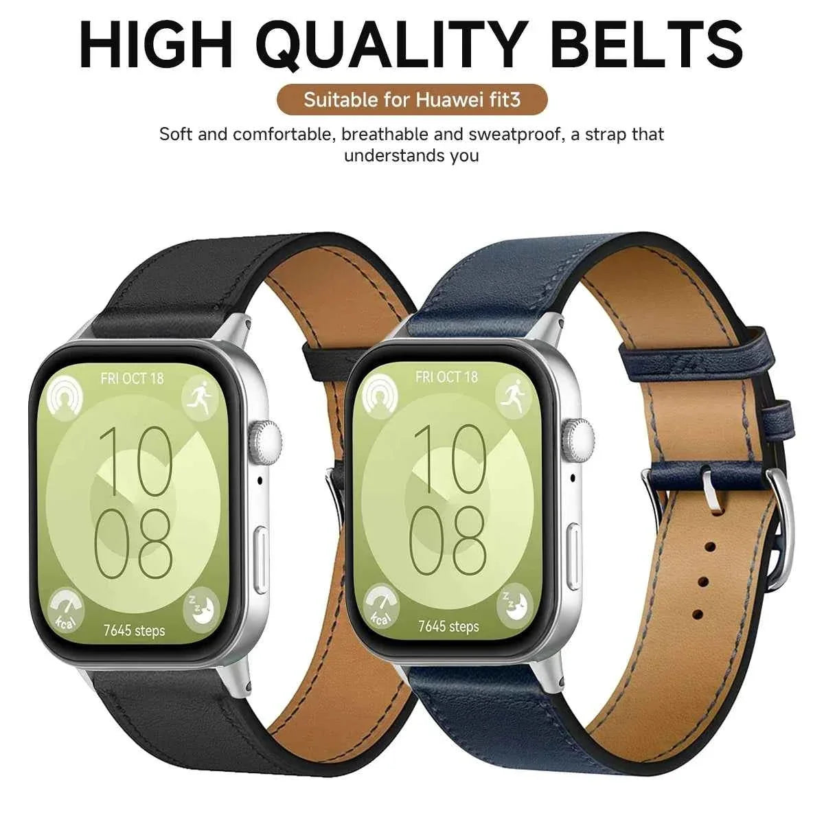 PU Leather Band for Huawei Watch Fit 3 / Fit 2 / Fit 1