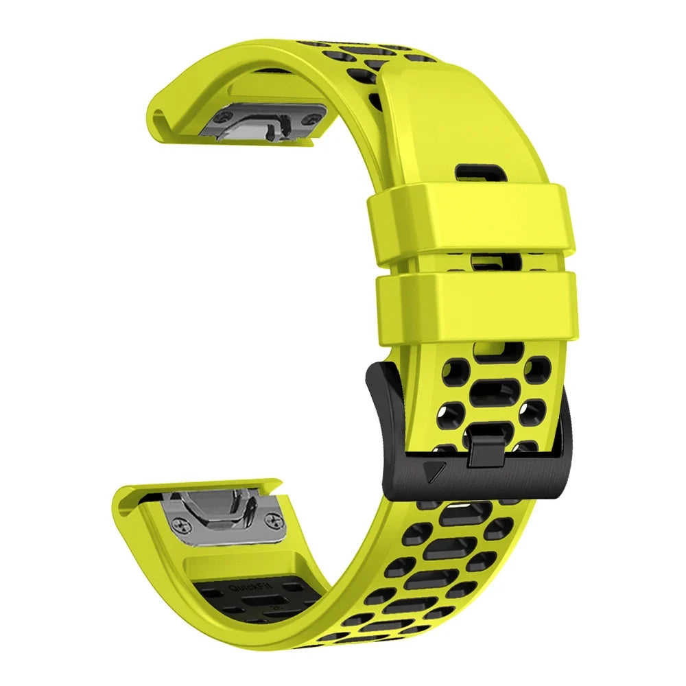 Garmin QuickFit 22/26mm Breathable Two-Tone Silicone Band