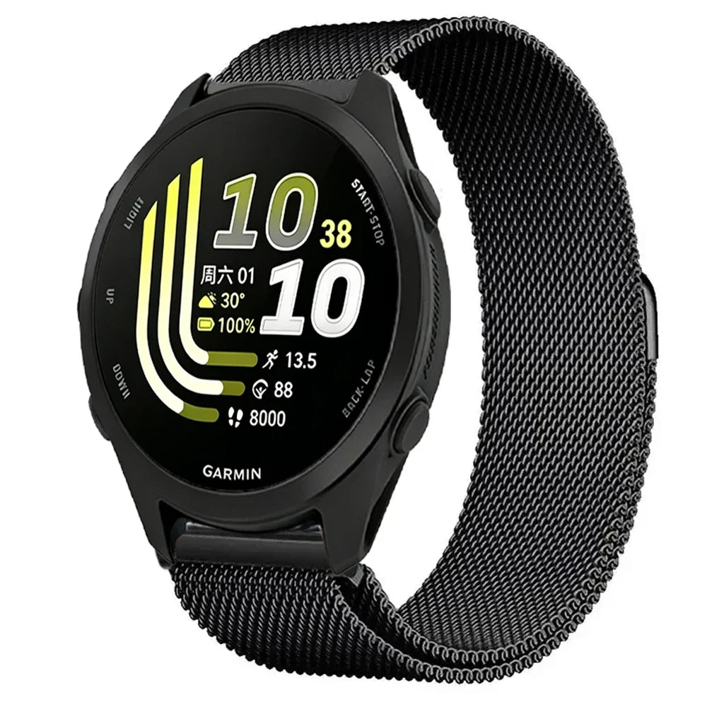 Garmin 20/22mm Quick Release Magnetic Milanese Band