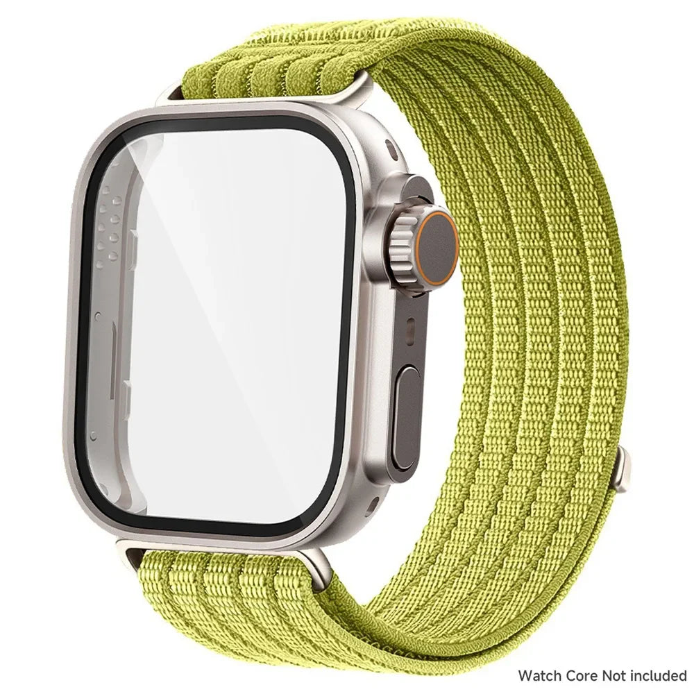 Nylon Band + Case for Huawei Watch Fit 5 / Fit 5 Pro – Woven Wristband with Ultra Cover