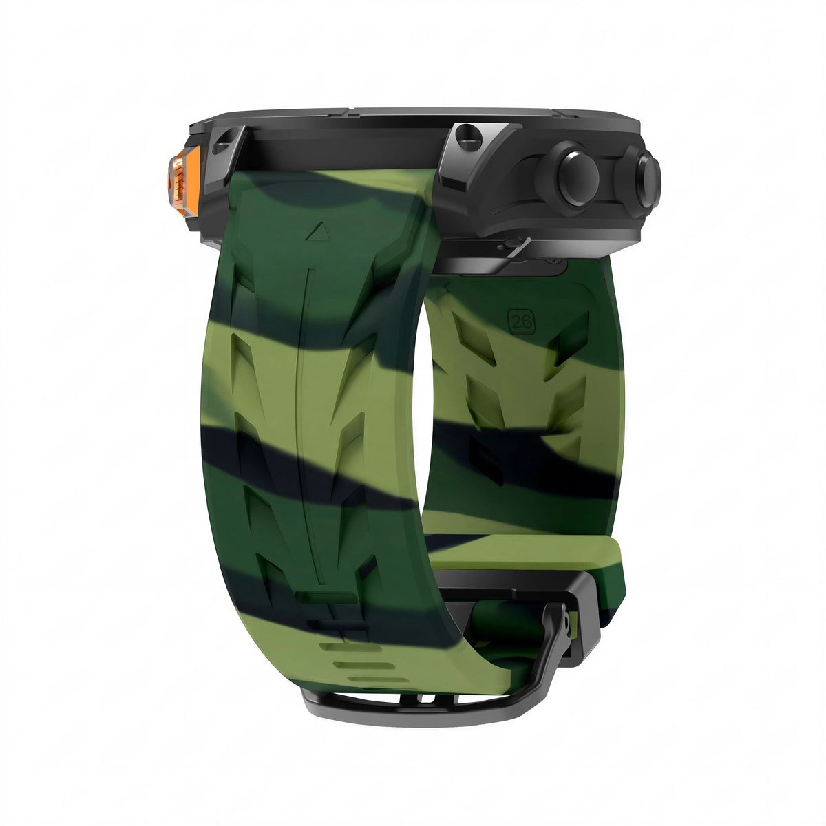 Garmin QuickFit 22/26mm Textured Silicone Band, Solid or Camo