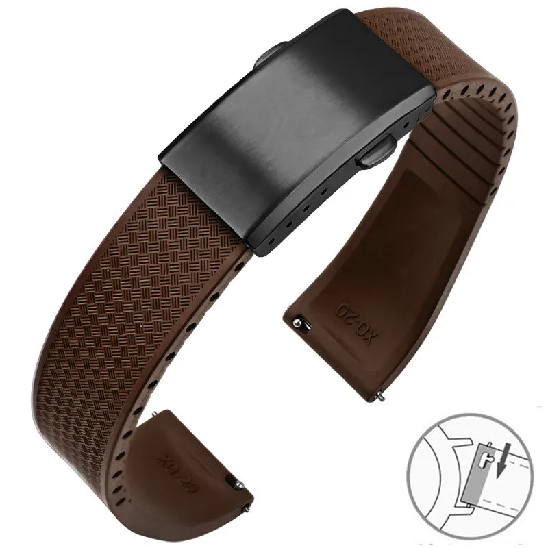 COROS PACE & APEX FKM Rubber Band with Folding Clasp