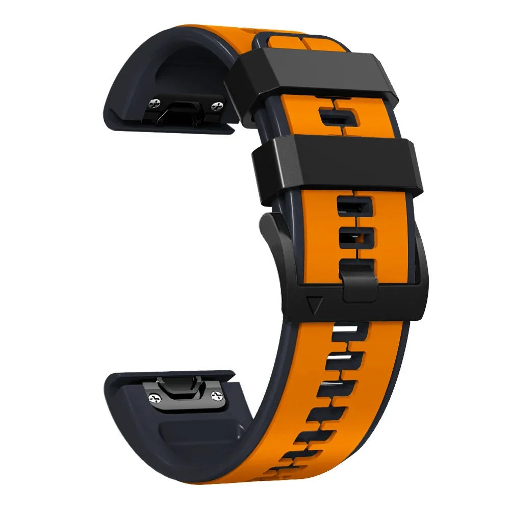 Garmin QuickFit 22/26mm Silicone Band with Contrast Inner Color