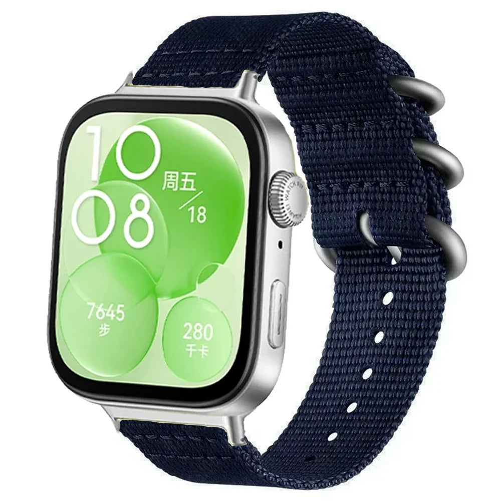 Nylon Fabric Sport Band for Huawei Watch Fit 3 / Fit 2 / Fit 1