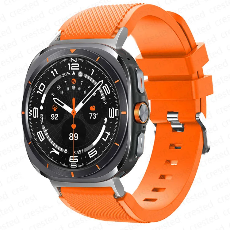 Samsung Galaxy Watch Ultra, 7, 6, 5 & FE Silicone Sport Band