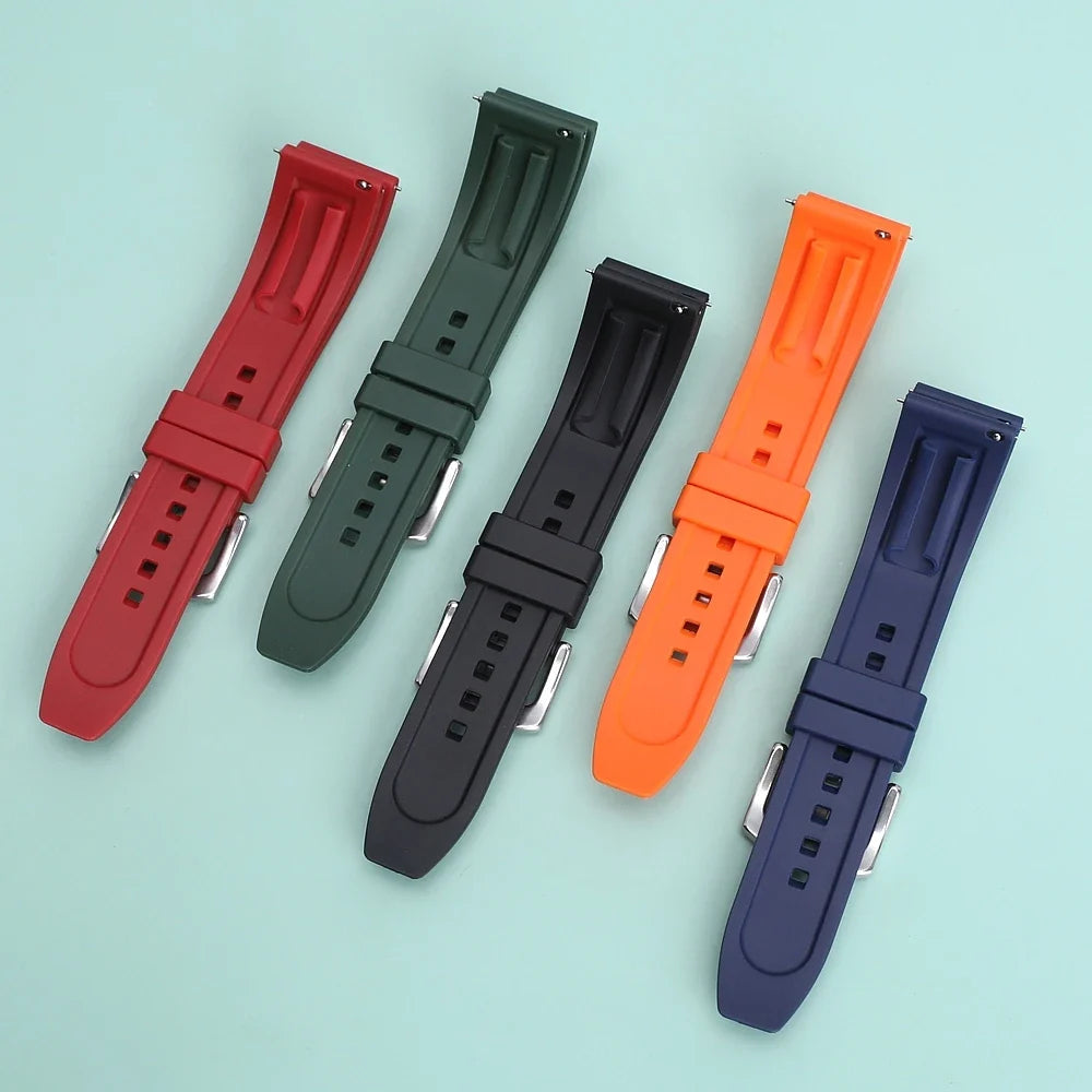 Suunto Race, Vertical & 9 Peak Grooved FKM Rubber Band