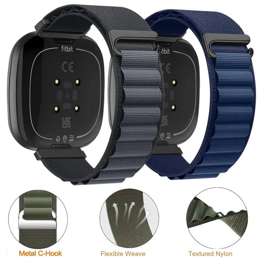 Fitbit Versa 4, Versa 3, Sense 2 & Sense Alpine Loop Nylon Band