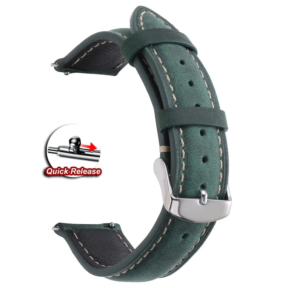 Polar Vantage, Grit X & Ignite Vintage Stitched Leather Band