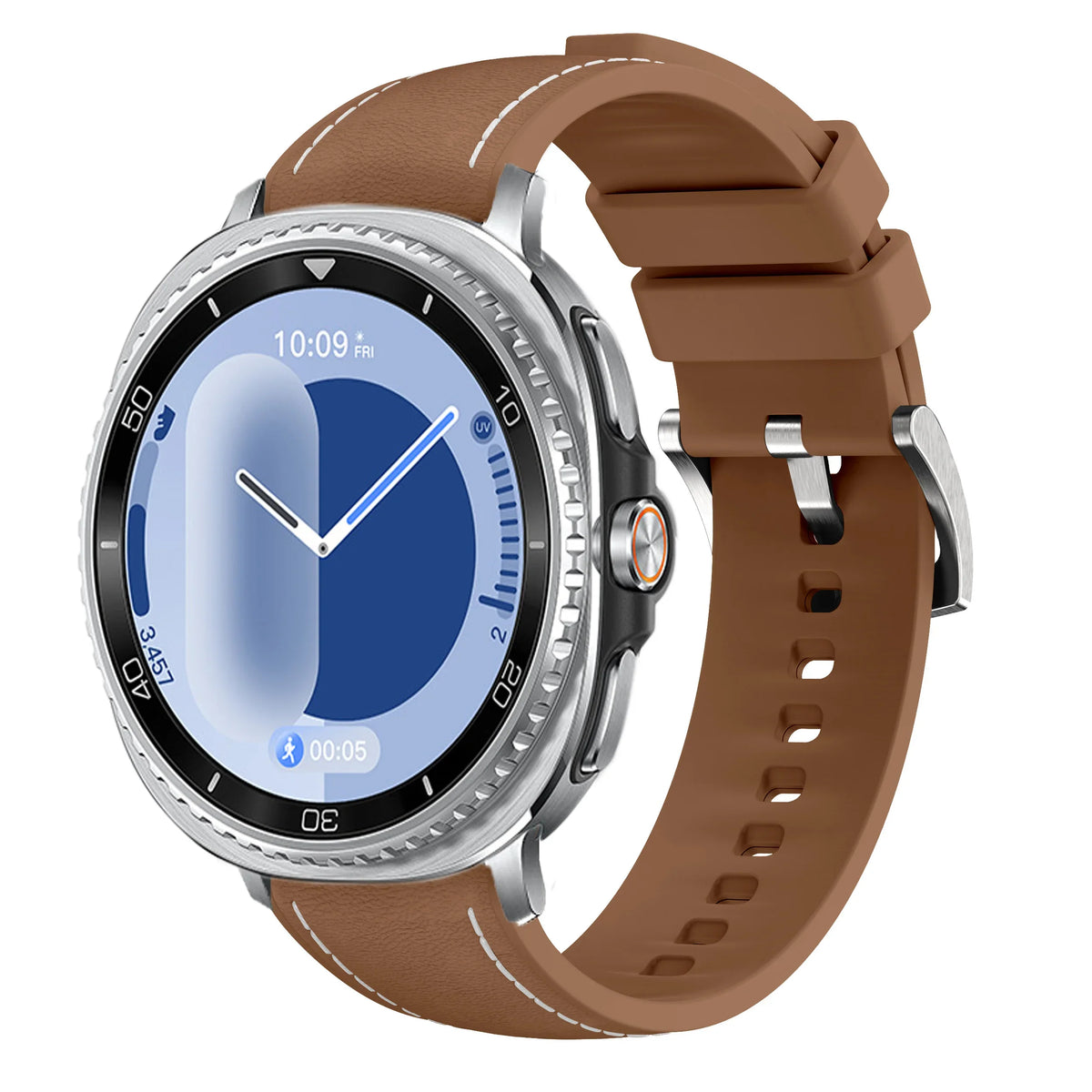 Samsung Galaxy Silicone Leather Watch Band - Watch8/Watch8 Classic/Watch9