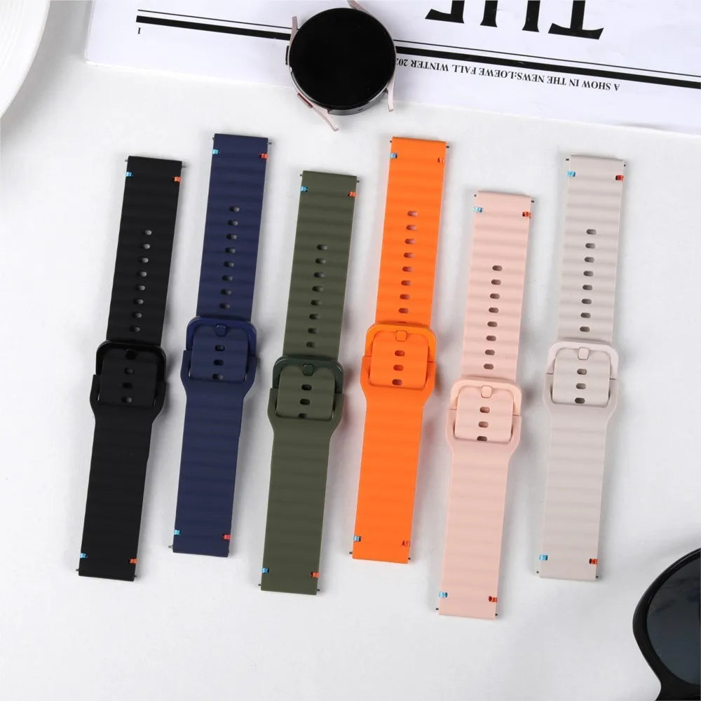 Polar Vantage, Grit X & Ignite Ribbed Silicone Band, Matching Buckle