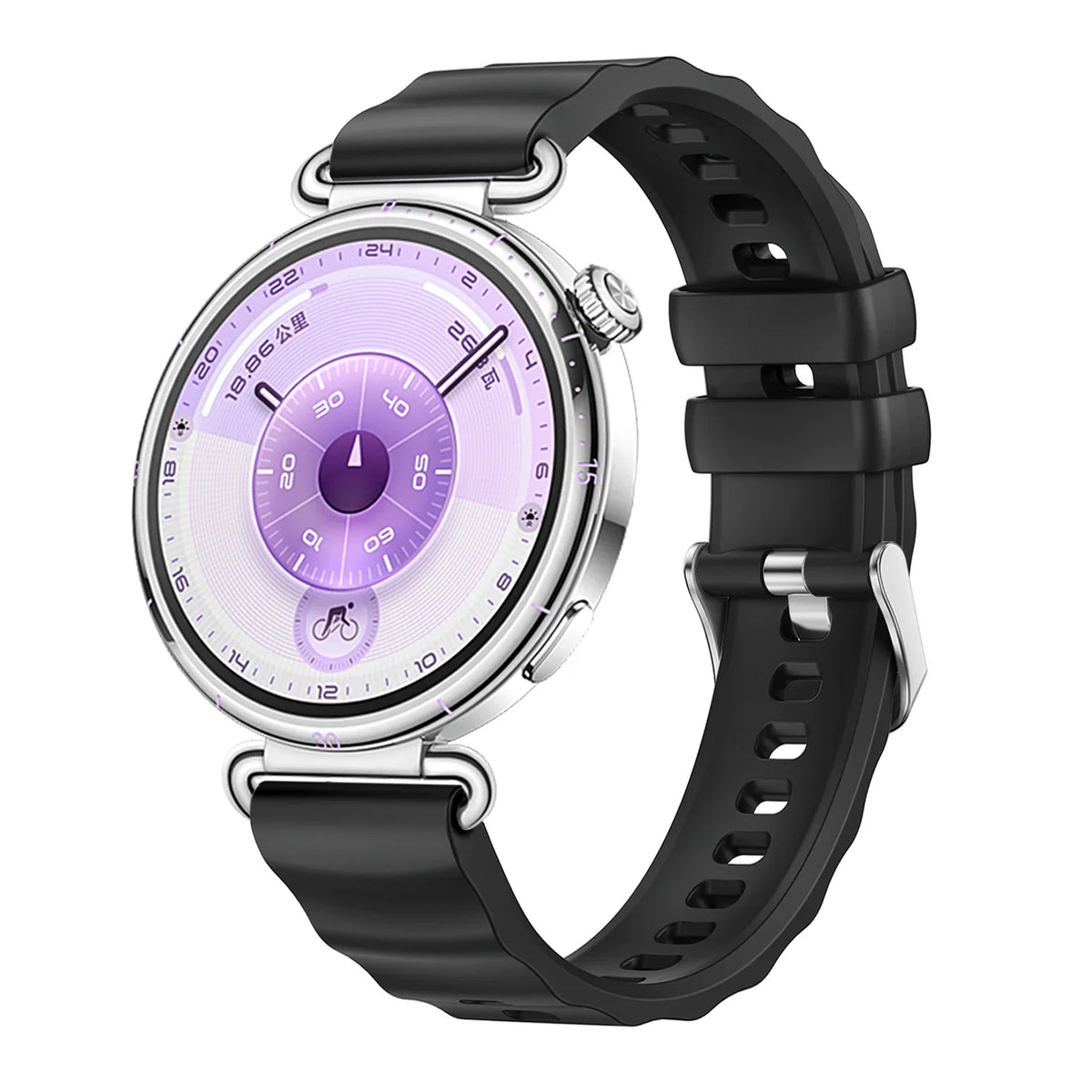 18mm Silicone Sport Band for Huawei Watch GT6 / GT5 / GT5 Pro / GT4 41mm – Quick Release Wristband