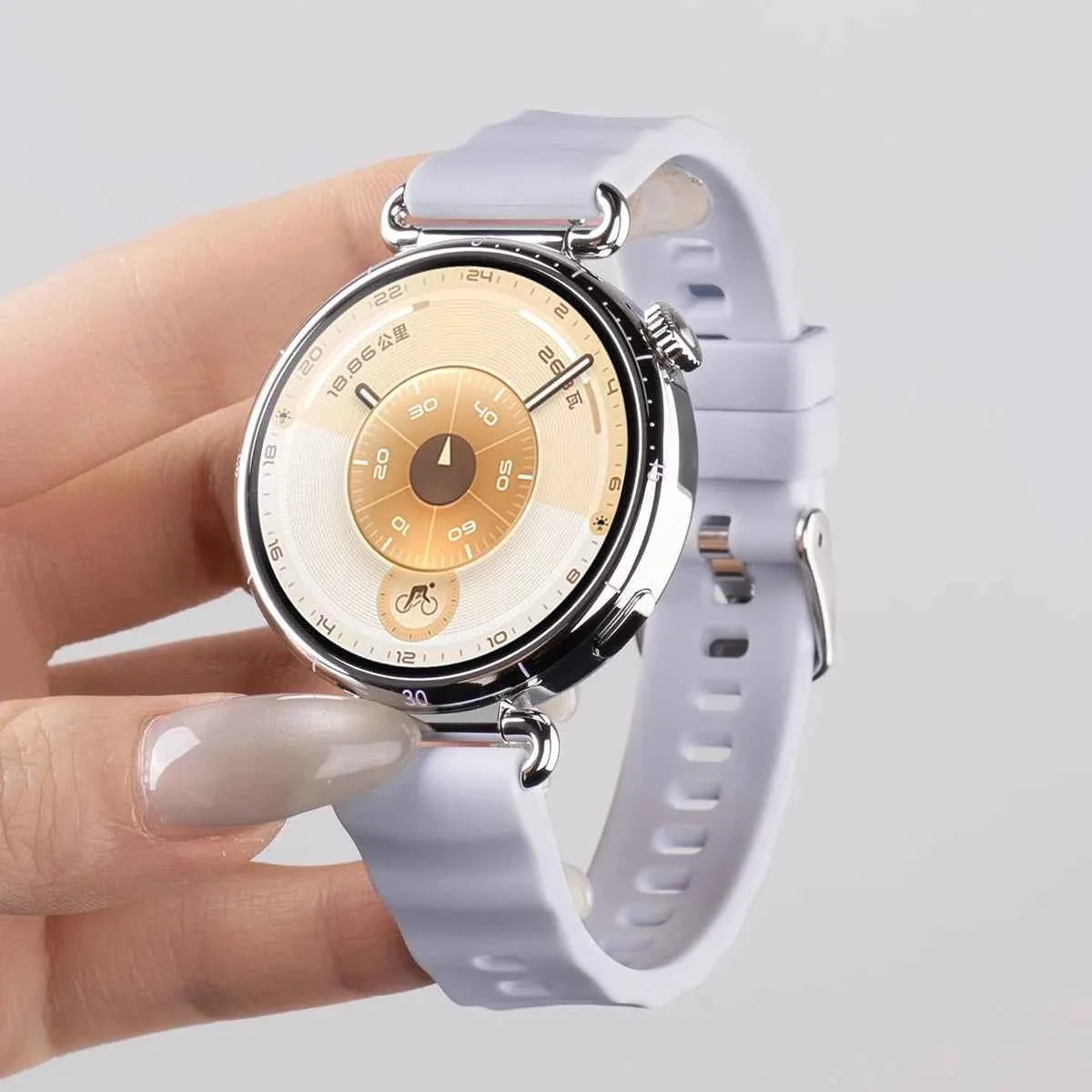 18mm Silicone Sport Band for Huawei Watch GT6 / GT5 / GT5 Pro / GT4 41mm – Quick Release Wristband