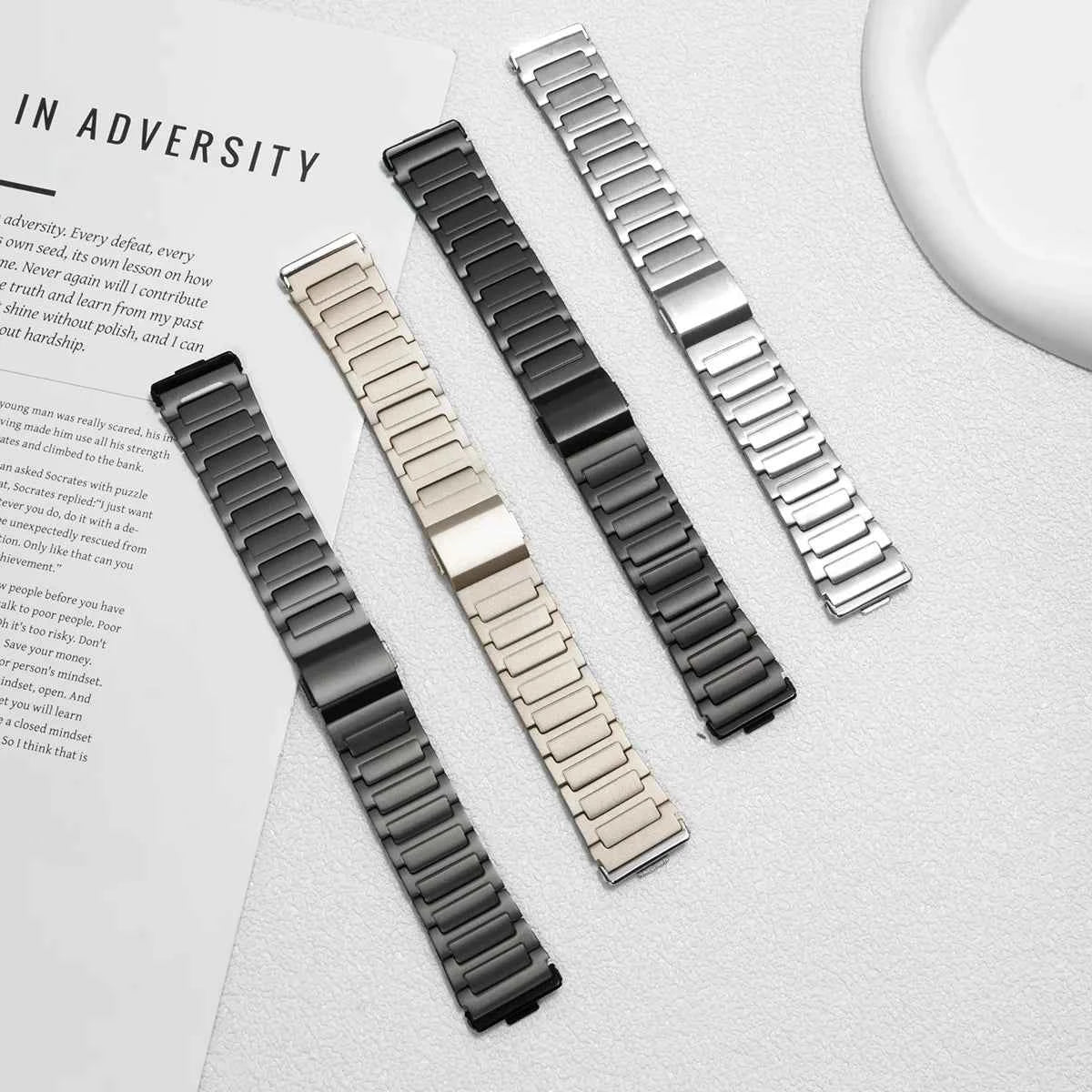 Titanium Magnetic Metal Band for Huawei Watch Fit 3 / Fit 4 / Fit 4 Pro – Luxury Bracelet