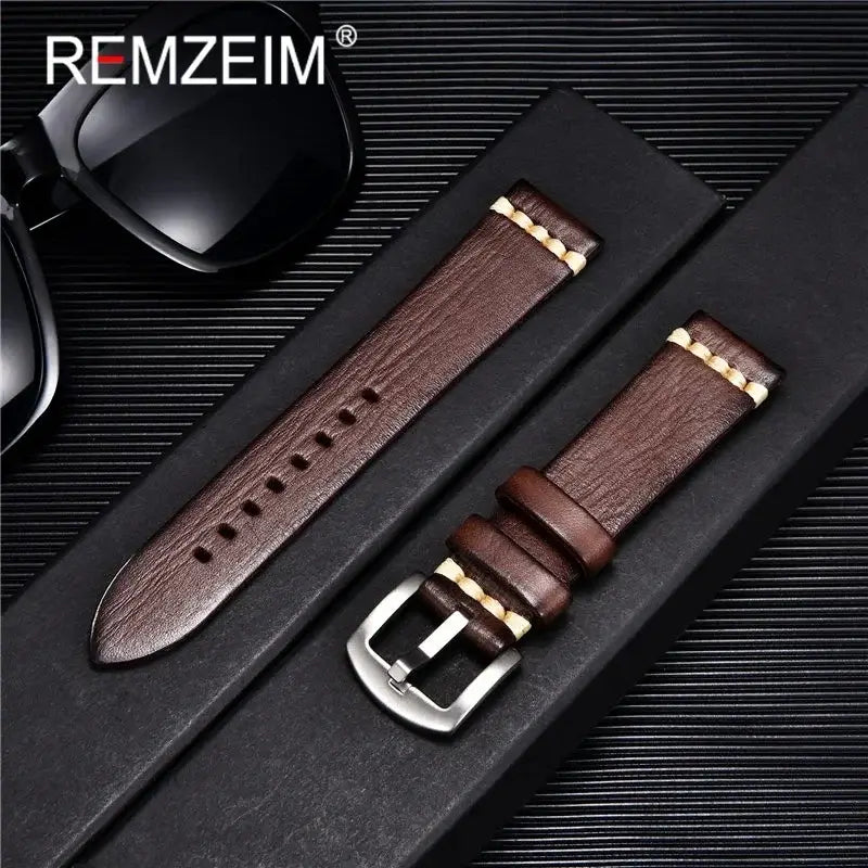 Samsung Galaxy Watch Leather Band - Premium Classic Style
