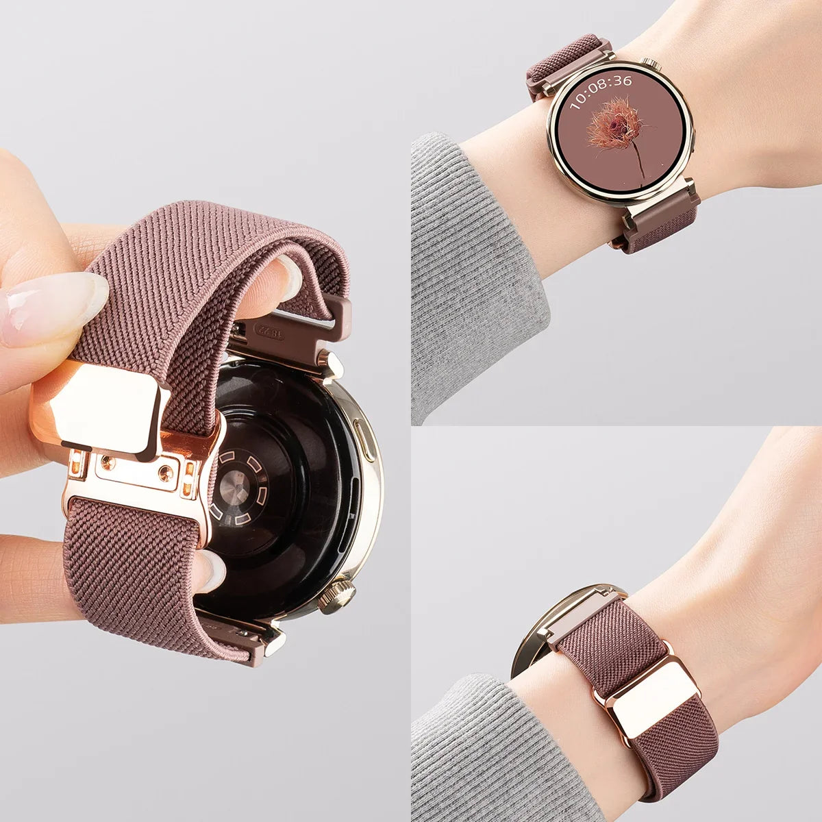 Garmin 18/20/22mm Quick Release Woven Nylon Magnetic Band