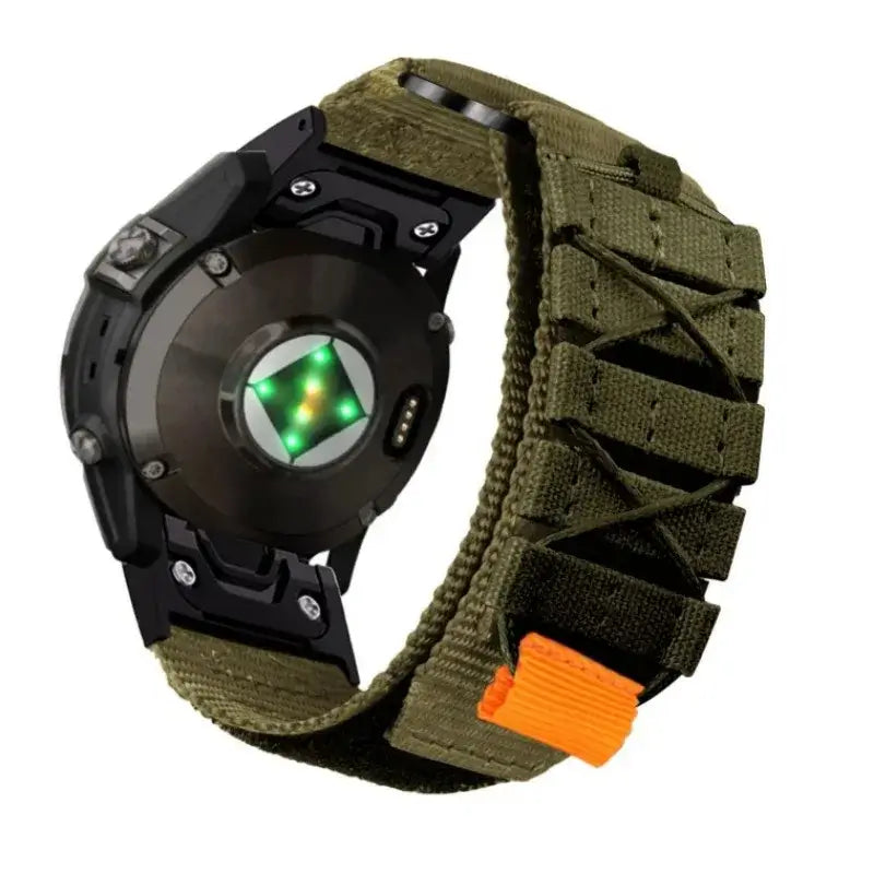 Garmin QuickFit 22/26mm Crisscross Nylon Band with Steel Buckle