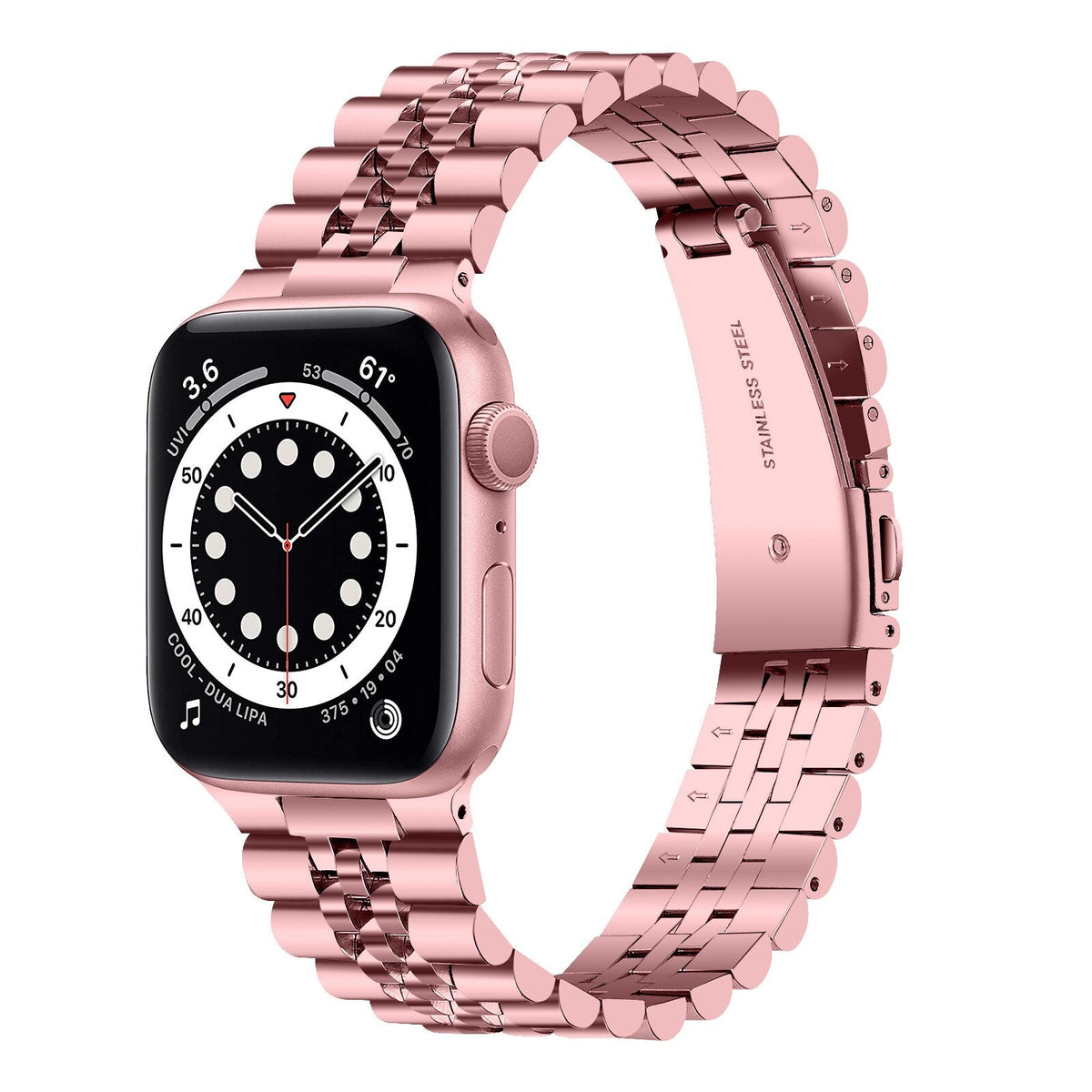 Slim Stainless Steel Apple Watch Band Series 11/10/9/8/7/6/5/4/ SE / Ultra 1/2/3