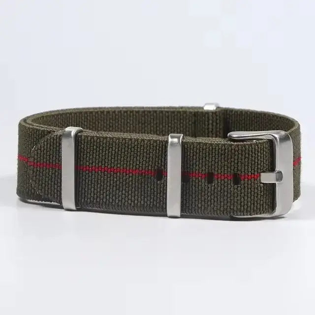 Amazfit Bands Nylon Military Parachute Style Watch Strap Blue Red