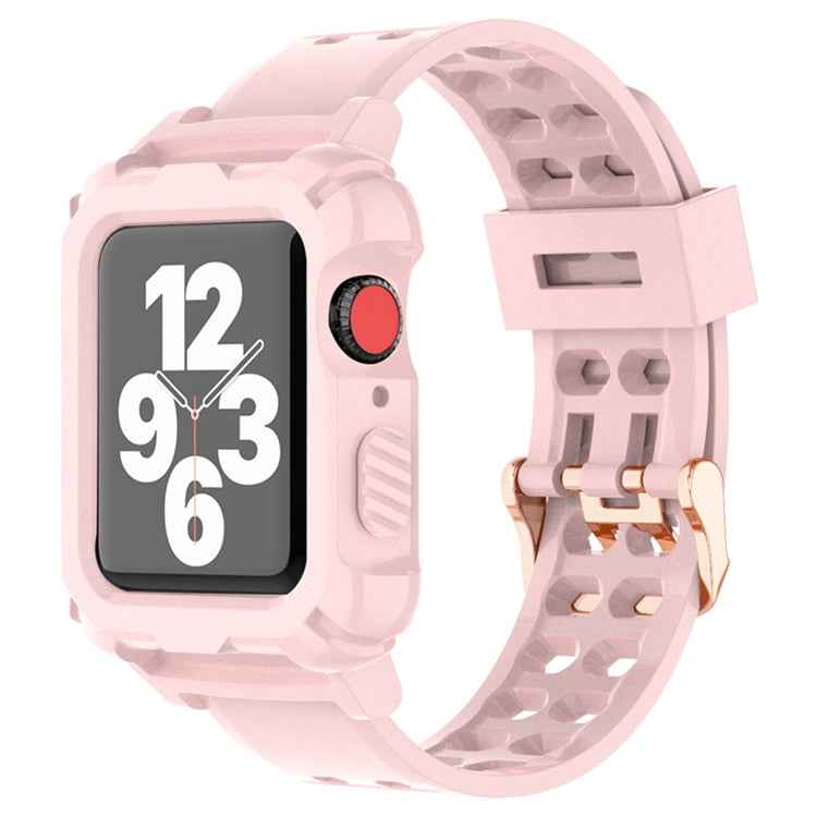 Silicone Apple Watch Band+Case Series 9/8/7/6/5/4/SE