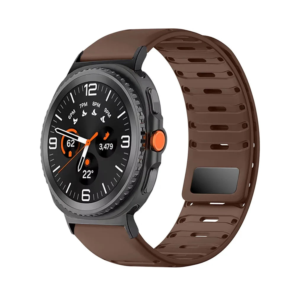 Samsung Galaxy Silicone Watch Band - Magnetic Watch8/Watch8 Classic/Watch9/Ultra/Ultra2