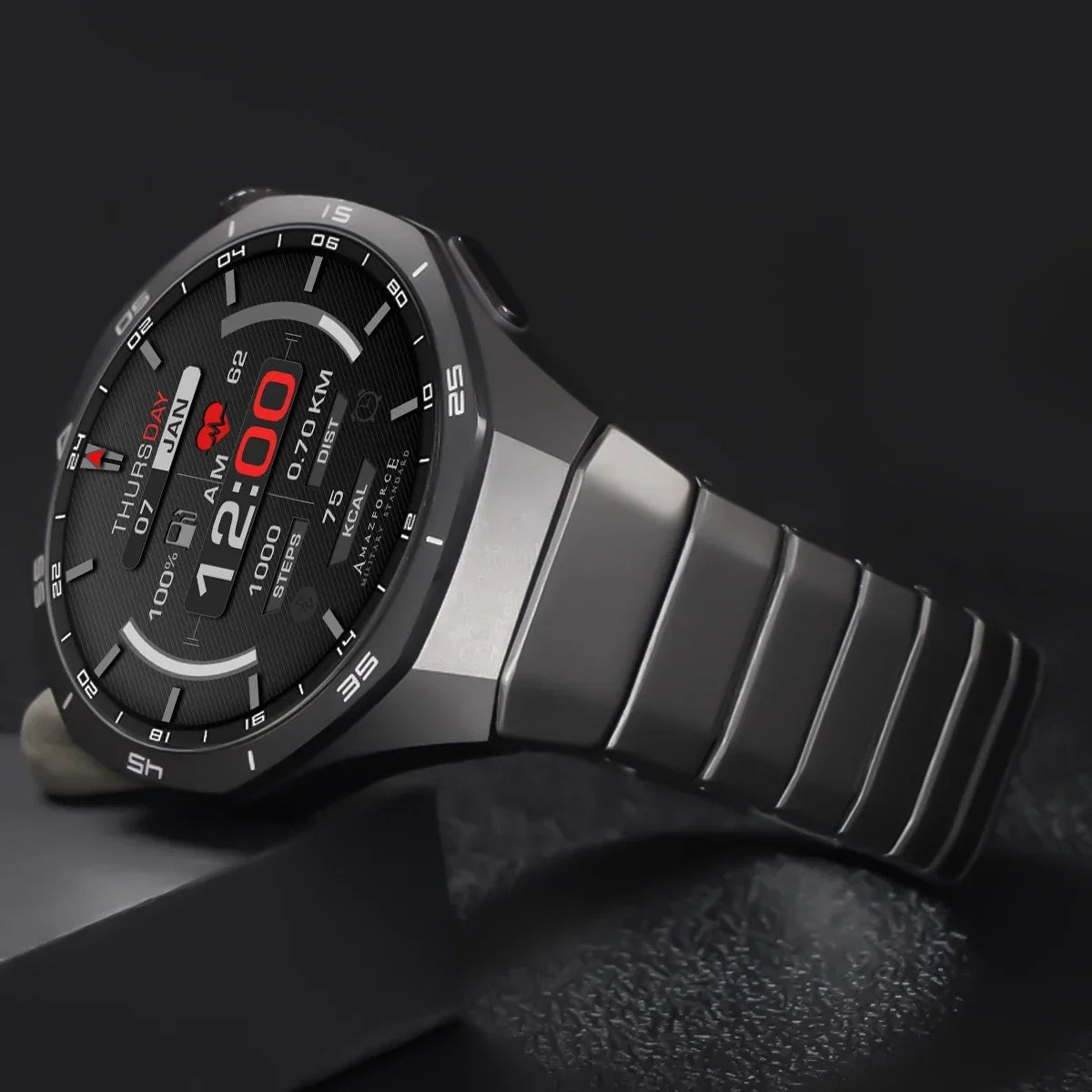 Titanium Metal Band for Huawei Watch GT6 Pro 46mm – No Gap Quick Release Bracelet