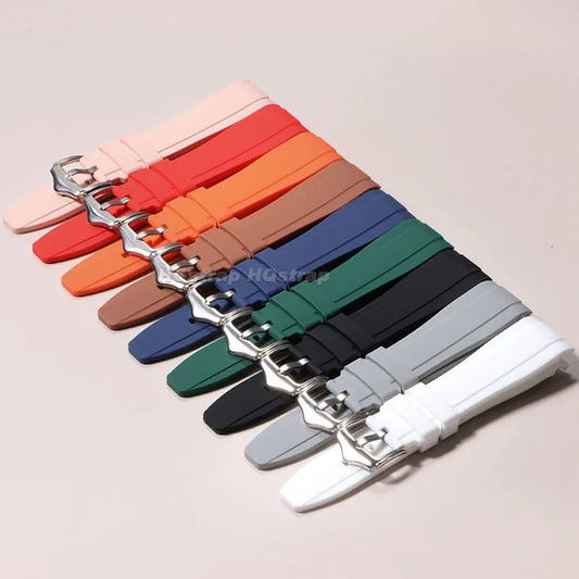 OnePlus Smartwatch Silicone Watch Band Curved End Rubber Strap Bracelet