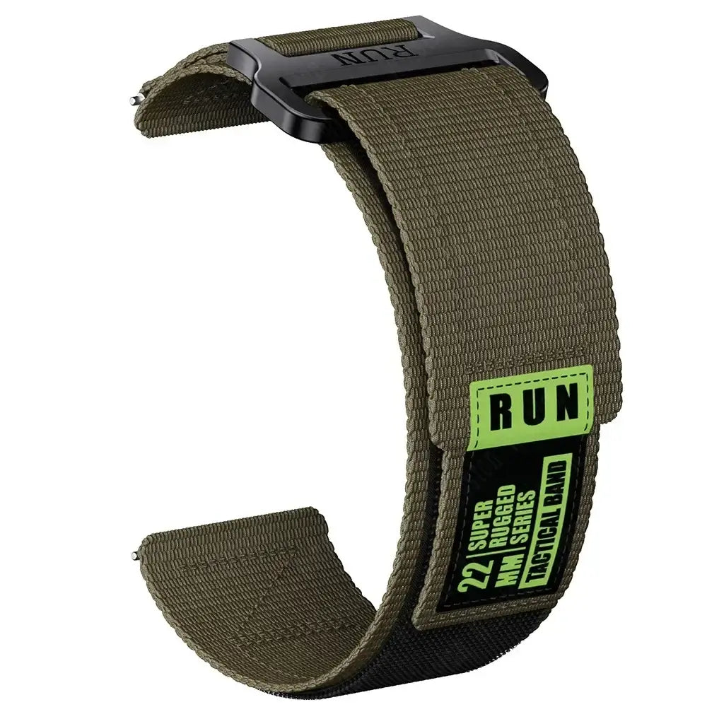 Amazfit Balance, GTR, GTS & Bip Nylon Sport Loop Band with Rubber Tag