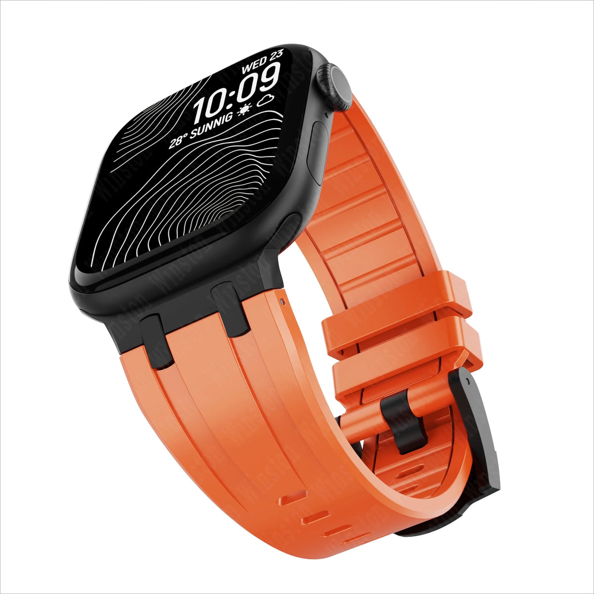 Liquid Silicone Apple Watch Band – Rubber Sport Strap | Series 11/10/9/8/7/6/SE & Ultra 1/2/3 | 42–49mm