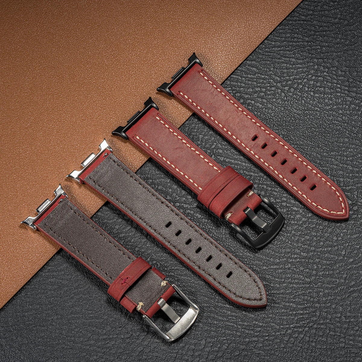 Genuine Leather Band for Samsung Galaxy Watch 8, 8 Classic 46mm & Ultra 47mm