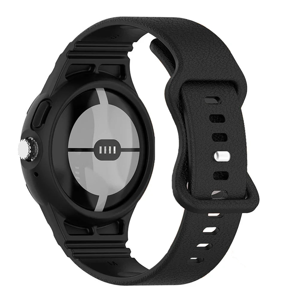 Google Pixel Watch 3, 2 & 1 41mm Silicone Band with Built-In Case