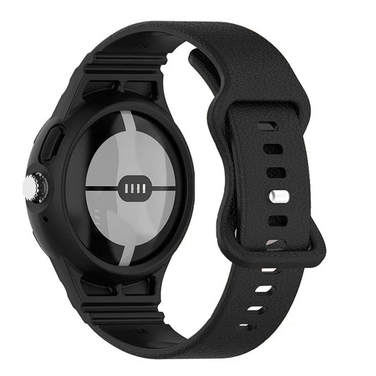 Google Pixel Watch 3, 2 & 1 41mm Silicone Band with Built-In Case