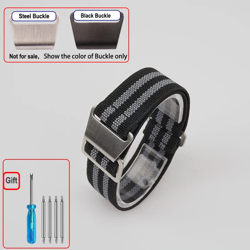 COROS Elastic Nylon Watch Band Universal Fit Parachute Style