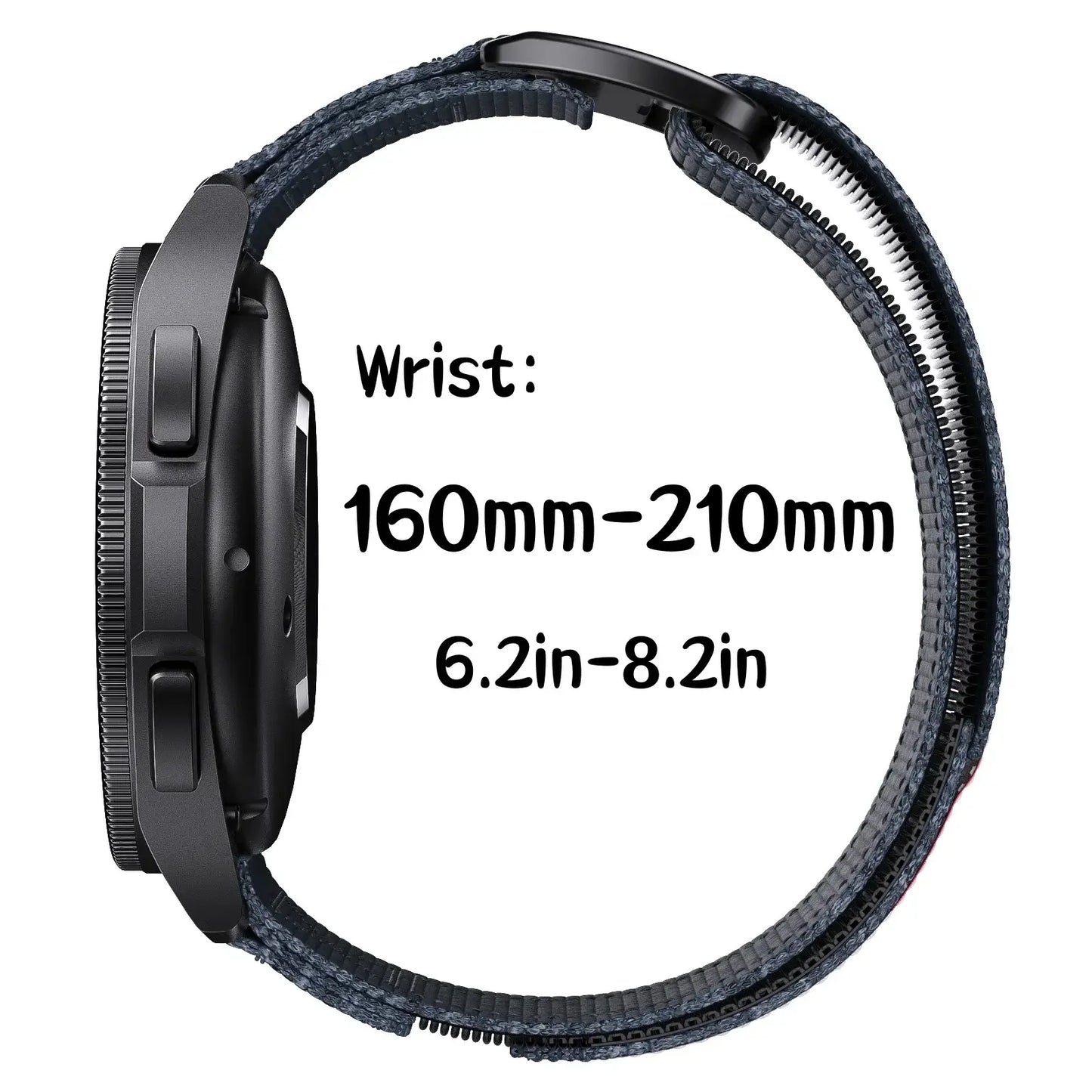 Amazfit Nylon Watch Band with Velcro Clasp for Smartwatches